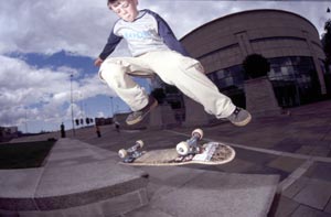 Skating the Urban Playground